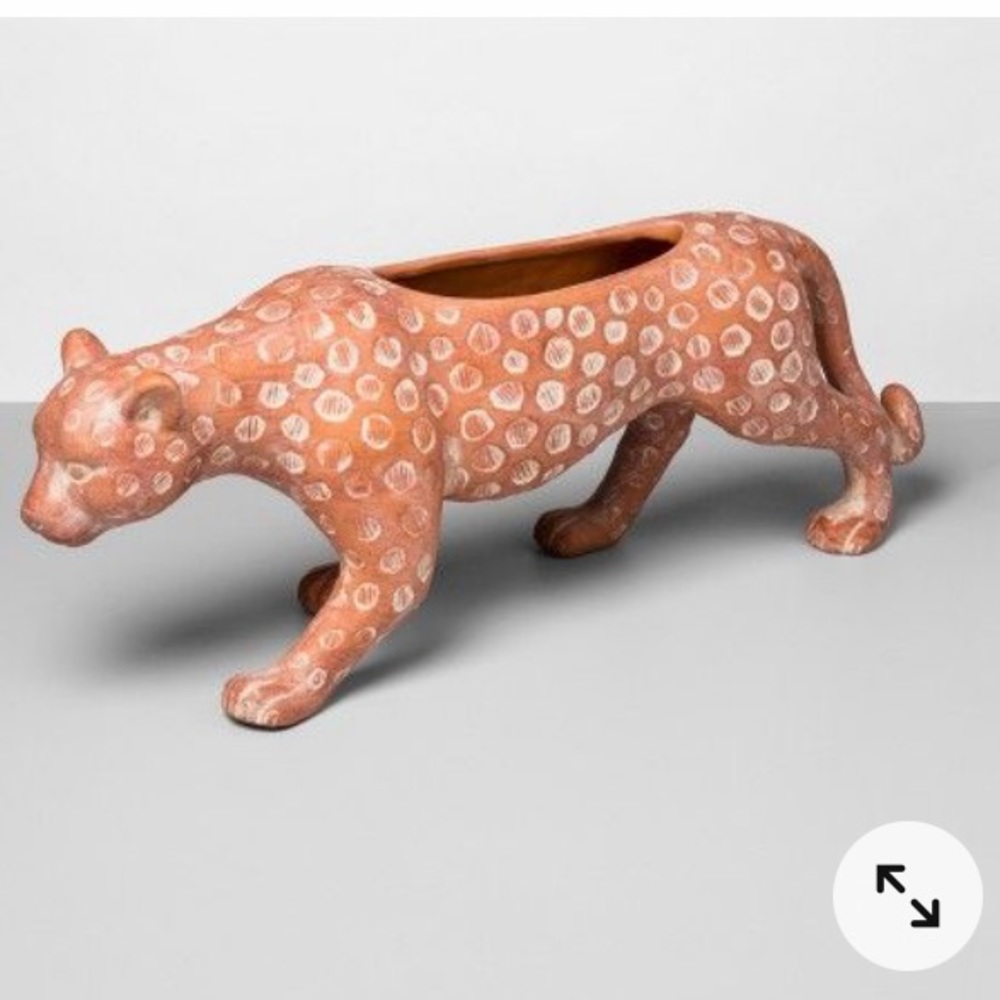 WTB terracotta opalhouse leopard planter from target